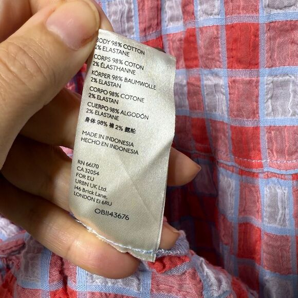 Anthropologie Pilcro Neve Tiered Blouse in Coral
L NWOT - Picture 5 of 11